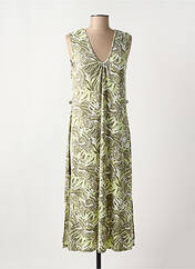 Robe mi-longue vert MARBLE pour femme seconde vue