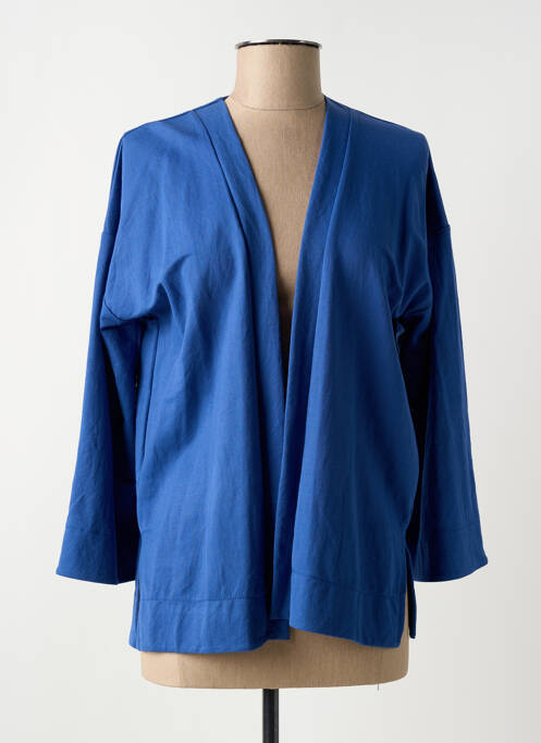 Gilet manches longues bleu WNT COLLECTION pour femme