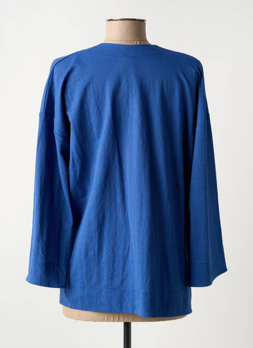 Gilet manches longues bleu WNT COLLECTION pour femme