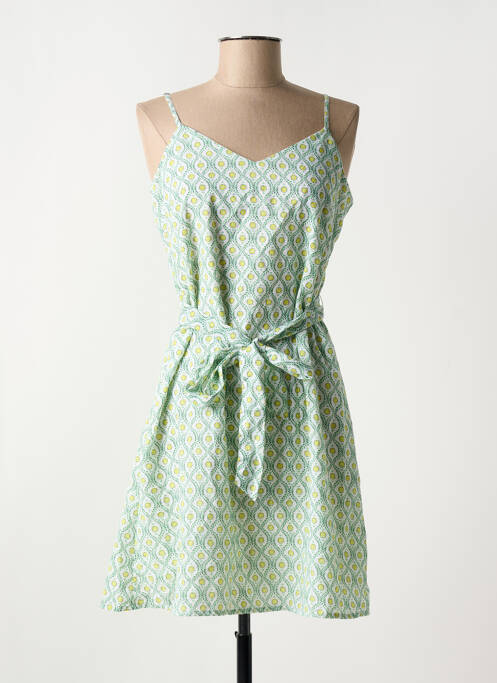 Robe courte vert ONLY pour femme