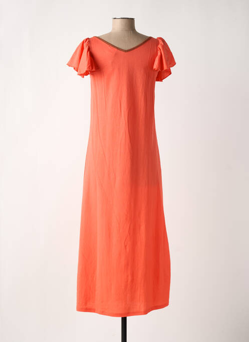 Robe longue orange WNT COLLECTION femme