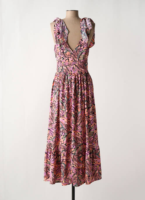 Robe longue rose MOLLY BRACKEN pour femme