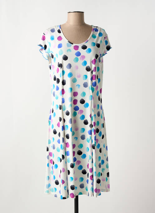 Robe mi-longue blanc GRIFFON pour femme