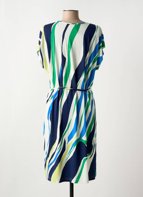 Robe mi-longue bleu GRIFFON pour femme