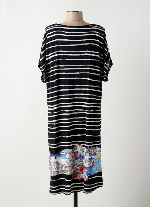 Robe mi-longue noir HAJO pour femme