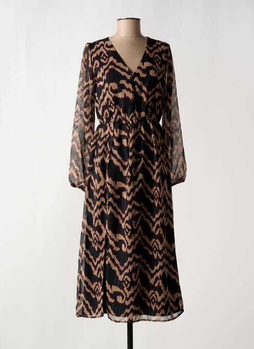 Robe mi-longue noir TIFFOSI pour femme