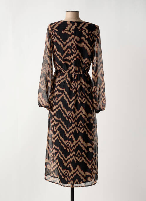 Robe mi-longue noir TIFFOSI pour femme