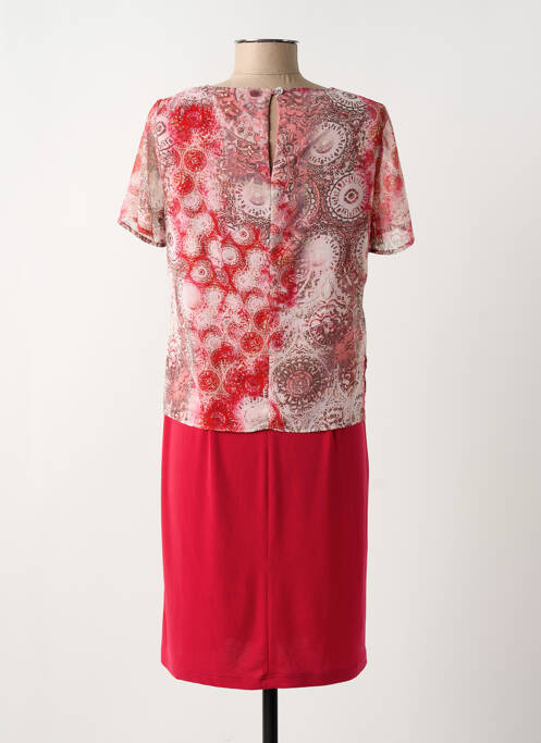 Robe mi-longue rose FRANCE RIVOIRE pour femme