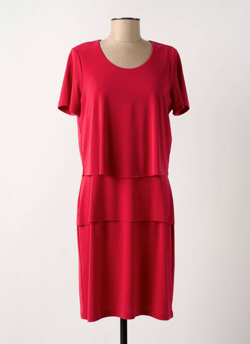 Robe mi-longue rouge FRANCE RIVOIRE pour femme