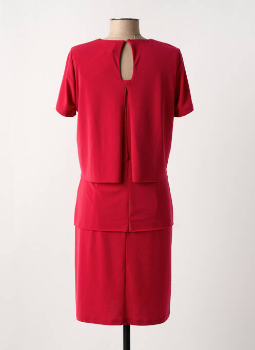 Robe mi-longue rouge FRANCE RIVOIRE pour femme