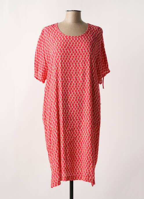 Robe mi-longue rouge GRIFFON pour femme