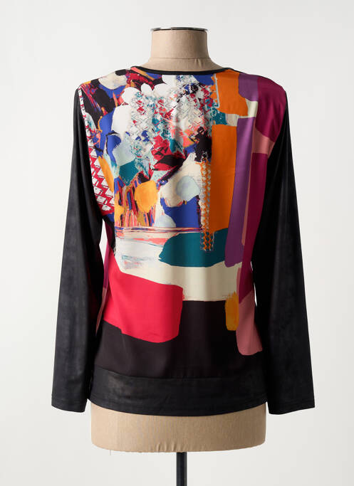 T-shirt noir FRANCE RIVOIRE pour femme