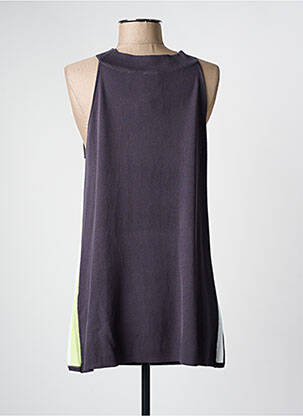 Pull coupe cintrée sans manche gris WNT COLLECTION femme