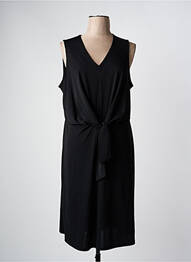 Robe mi-longue sans manche sans manche noir DANEVA femme