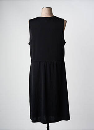 Robe mi-longue sans manche sans manche noir DANEVA femme
