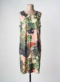 Robe mi-longue sans manche sans manche vert K-DESIGN femme