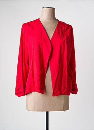 Veste casual coupe cintrée rouge GRIFFON femme