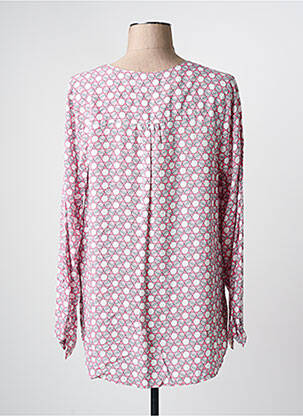 Blouse imprimé fantaisie manches longues rose OLSEN femme