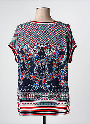 T-shirt imprimé fantaisie manches courtes bleu OLSEN femme