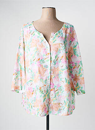 Chemisier orange AGATHE & LOUISE pour femme