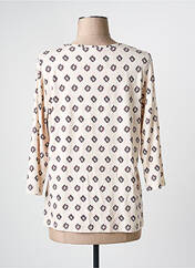 T-shirt beige FRANK WALDER pour femme seconde vue