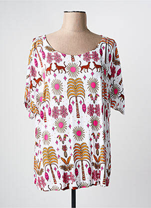 T-shirt blanc AGATHE & LOUISE pour femme