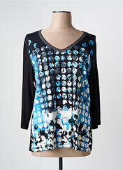 T-shirt noir FRANK WALDER pour femme seconde vue