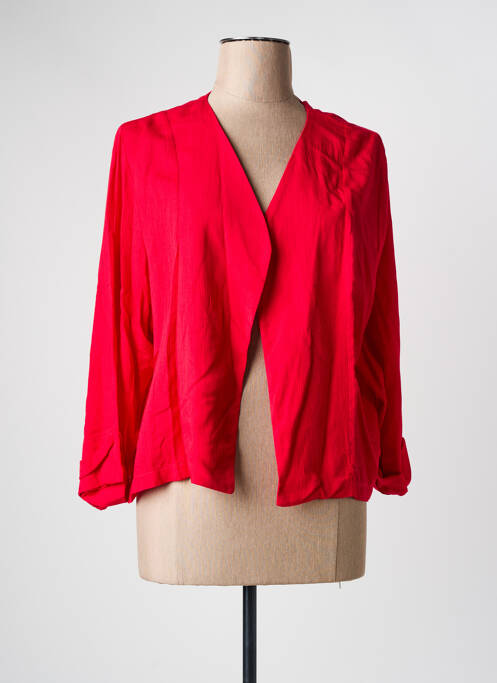 Veste casual coupe cintrée rouge GRIFFON femme