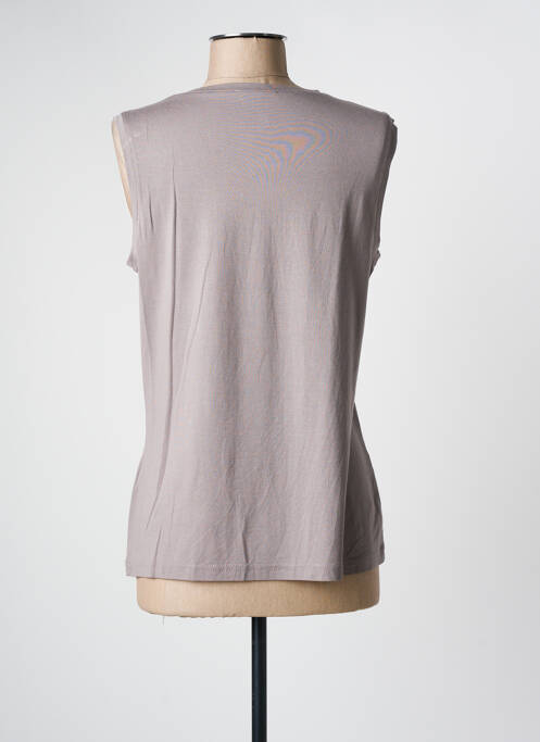 Débardeur gris FRANK WALDER pour femme