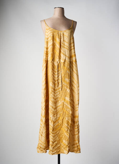 Robe longue beige ONLY CARMAKOMA pour femme