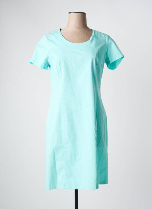 Robe mi-longue bleu FRANCE RIVOIRE pour femme