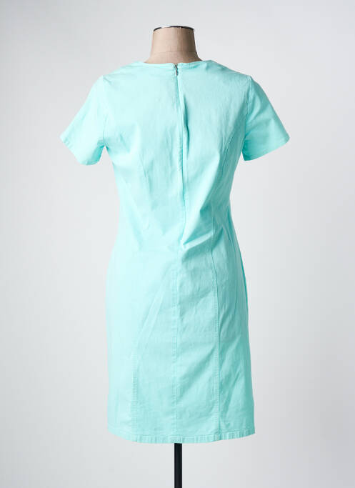 Robe mi-longue bleu FRANCE RIVOIRE pour femme