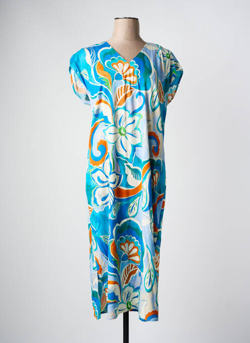 Robe mi-longue bleu GREGORY PAT pour femme