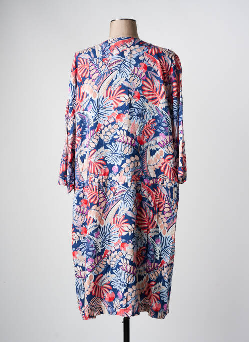 Robe mi-longue bleu GRIFFON pour femme