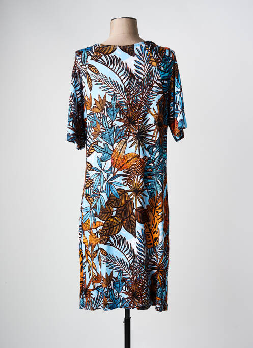 Robe mi-longue bleu HAJO pour femme