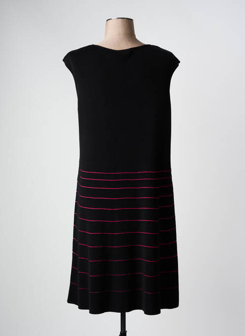 Robe mi-longue noir VIRIATO pour femme
