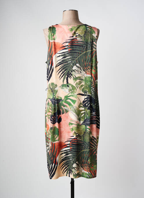 Robe mi-longue vert K-DESIGN pour femme