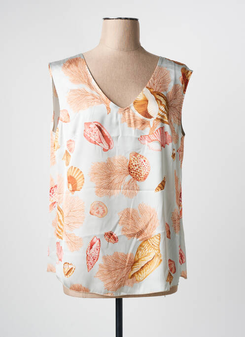 Top orange ESTEL COLLECTION pour femme