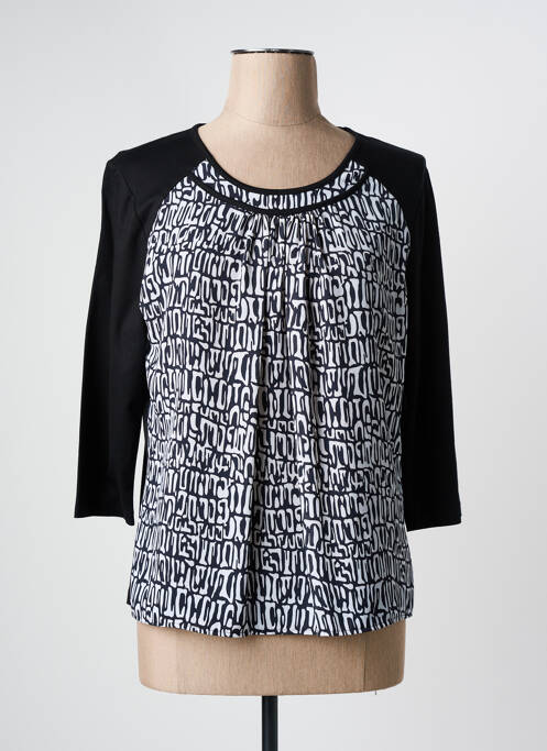 T-shirt noir FRANK WALDER pour femme