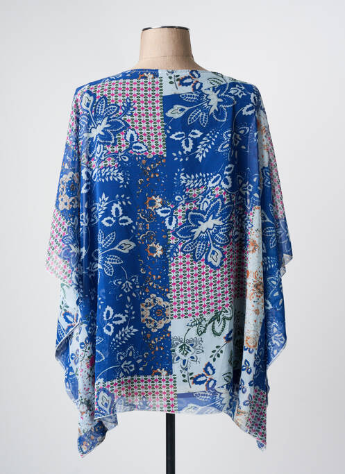 Tunique manches longues bleu FRED SABATIER pour femme