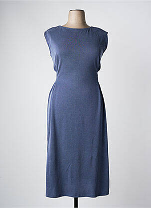 Robe longue sans manche sans manche bleu PAZ TORRAS femme