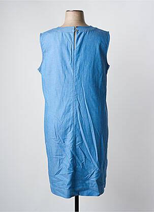 Robe mi-longue sans manche sans manche bleu DIANE LAURY femme