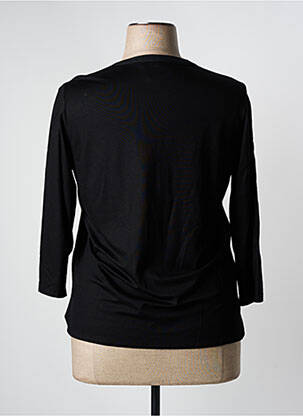 Blouse manches 3/4 manches 3/4 noir FRANK WALDER femme