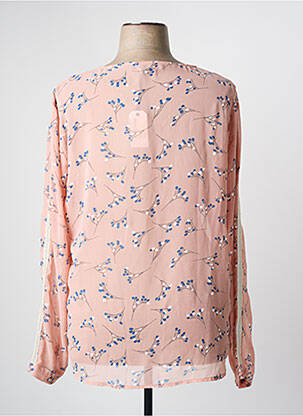 Blouse imprimé fantaisie manches longues rose NUMEROLOGIE femme