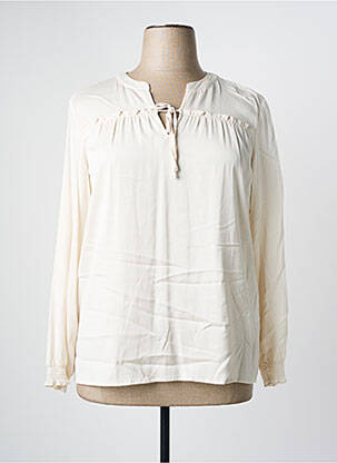 Blouse manches longues manches longues beige LE COMTE femme