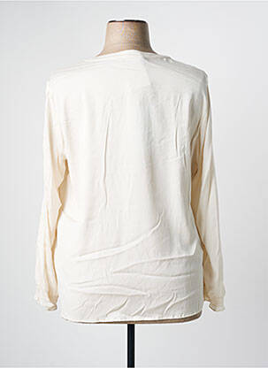 Blouse manches longues manches longues beige LE COMTE femme