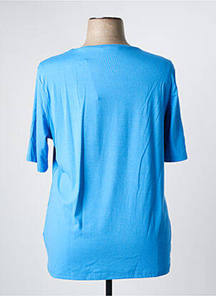 Top manches courtes manches courtes bleu HAJO femme