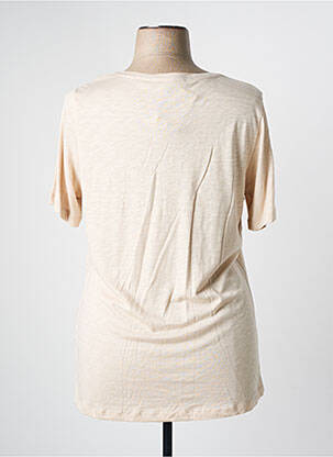 Top manches courtes manches courtes beige LE COMTE femme
