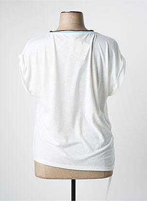 Top manches courtes manches courtes blanc PAZ TORRAS femme