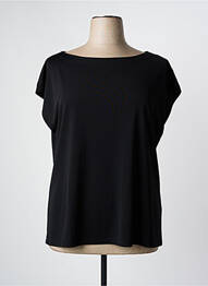 Top manches courtes manches courtes noir ELEONORA AMADEI femme